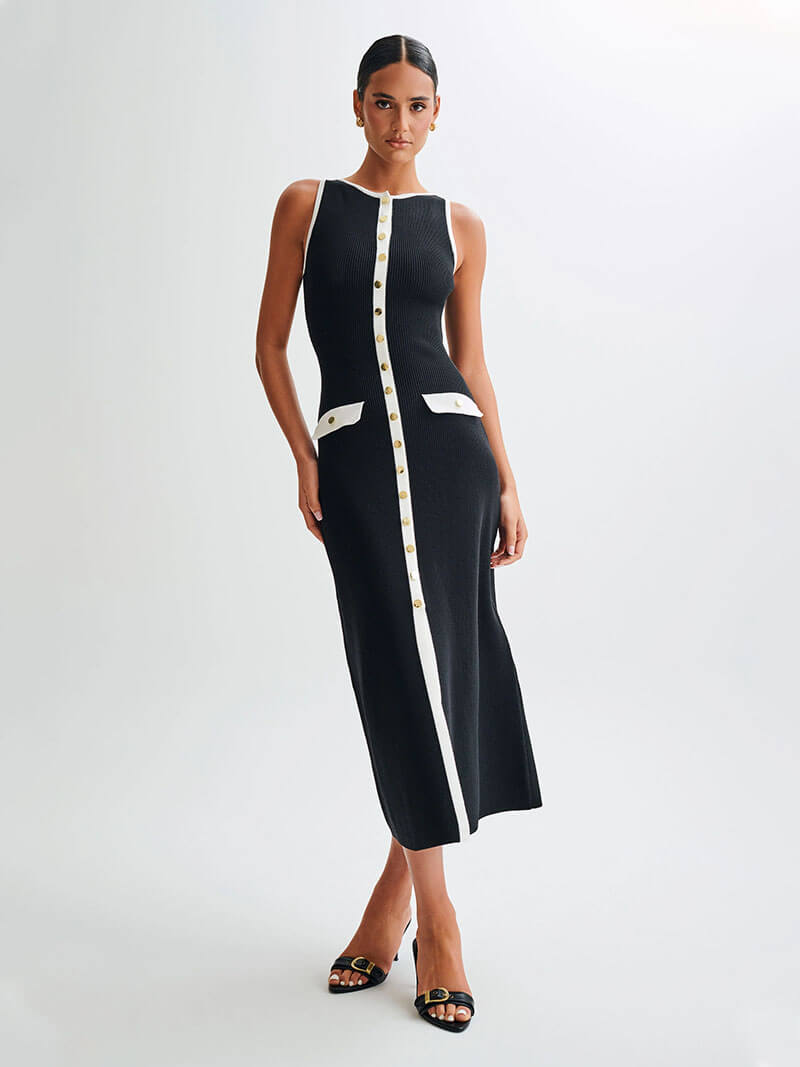 Georgia™ | Button Maxi Dress